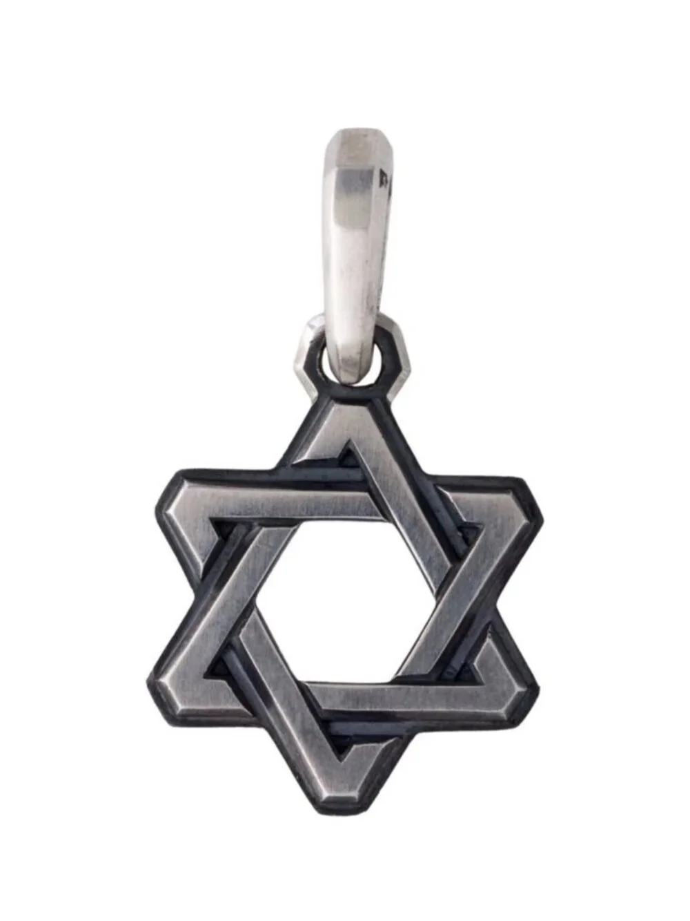 DAVID YURMAN STERLING SILVER 925 DECO STAR OF DAVID PENDANT